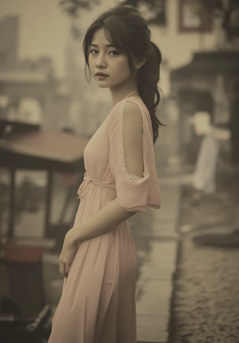 Street Photography,Girl,Checkpoint,FLUX.1