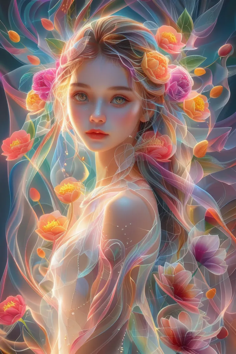 CGI style,Anime Style,Girl,LoRA,HunyuanDiT v1.2