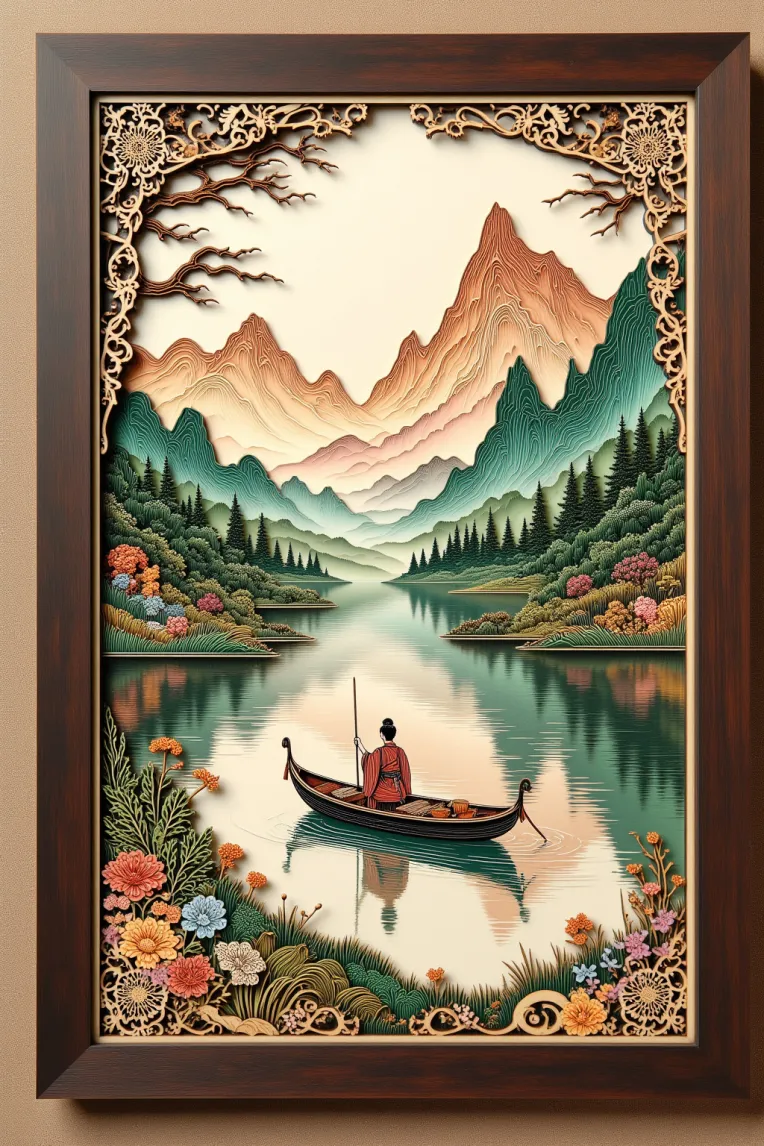 Traditional Painting Media,Girl,Style Boost,LoRA,FLUX.1