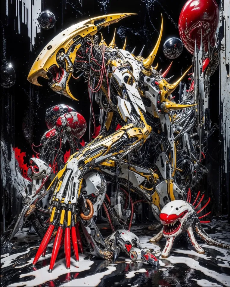 Mecha,Character,Surreal photography,LoRA,FLUX.1