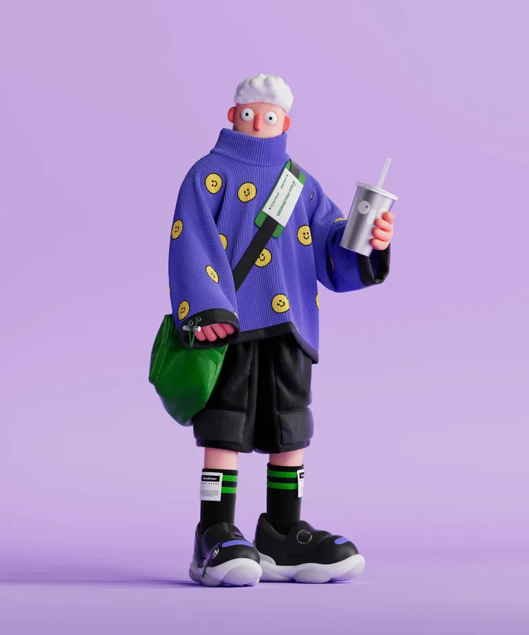 Cartoon style,Boy,Style Boost,LoRA,FLUX.1