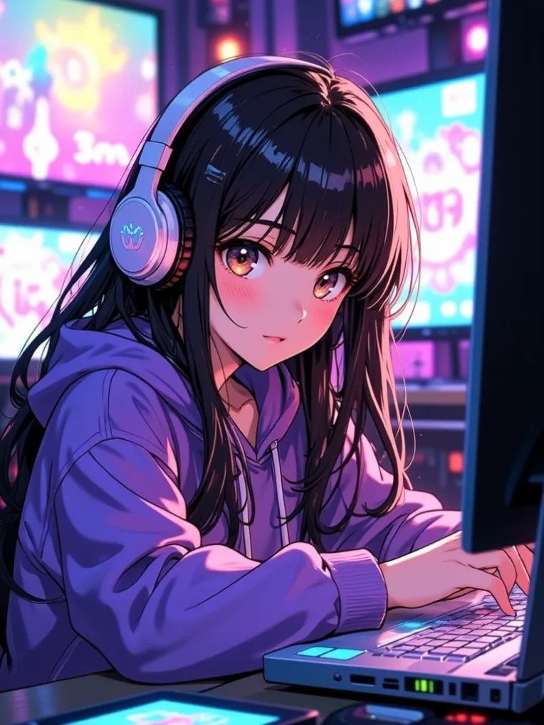 Anime Style,Girl,Style Boost,LoRA,FLUX.1