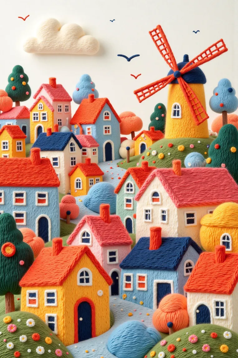 Flat Illustration,Building,Style Boost,LoRA,FLUX.1