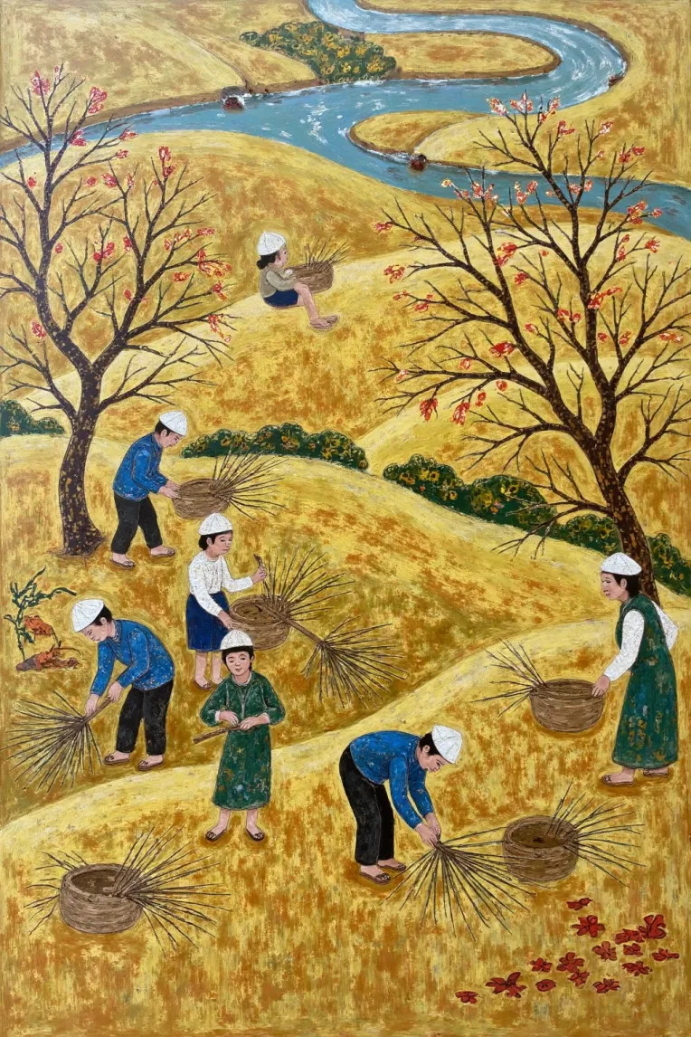 Traditional Painting Media,Style Boost,Plant,LoRA,FLUX.1