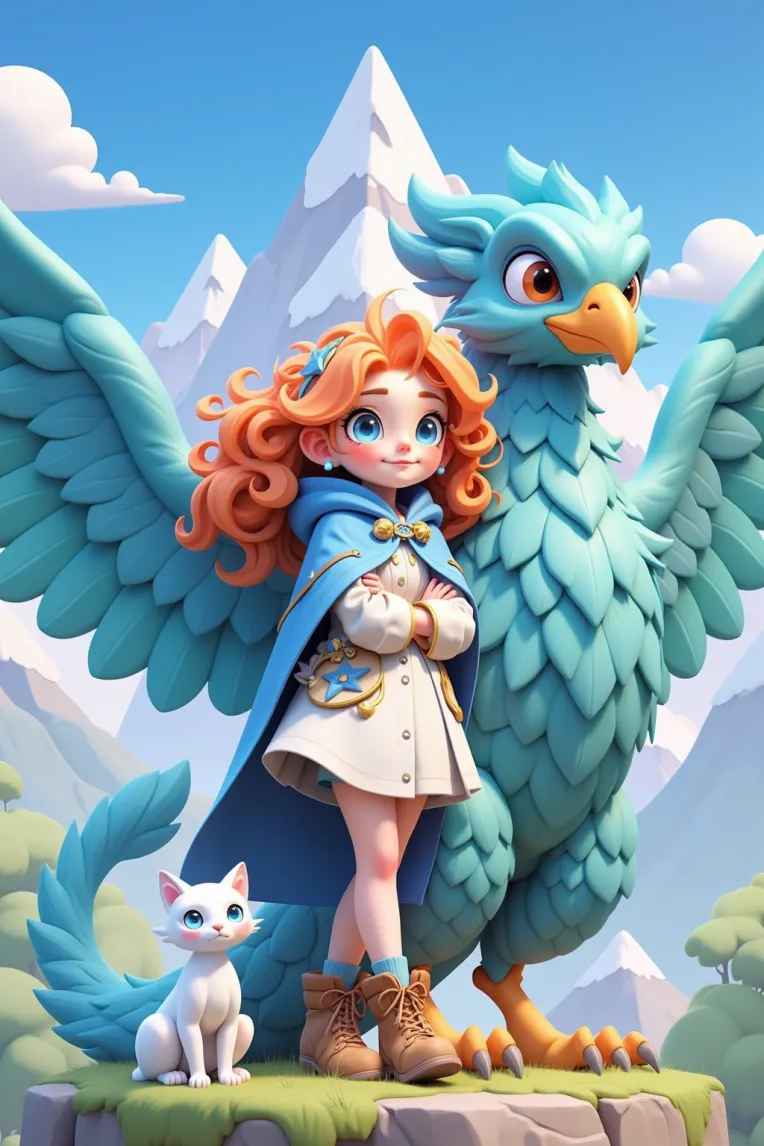 Cartoon style,Girl,Style Boost,LoRA,FLUX.1