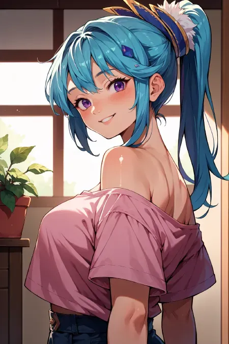 Anime Style,Girl,Physical/Facial feature,LoRA,Pony