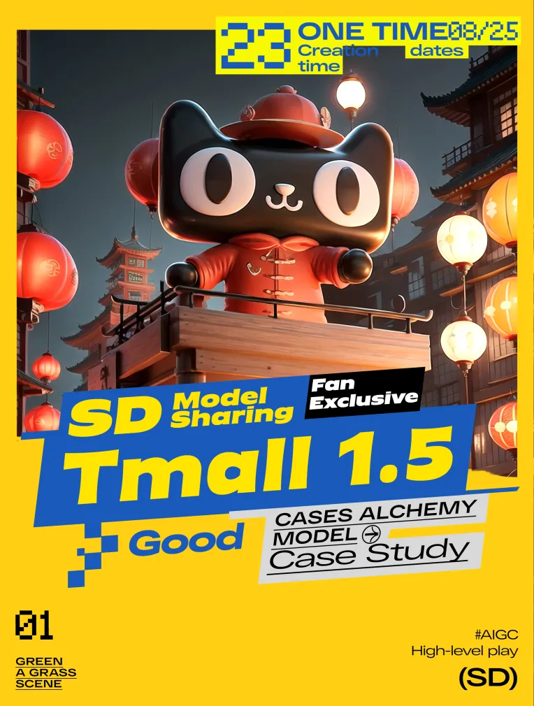 Cartoon style,IP Design,IP Character,LoRA,SD 1.5