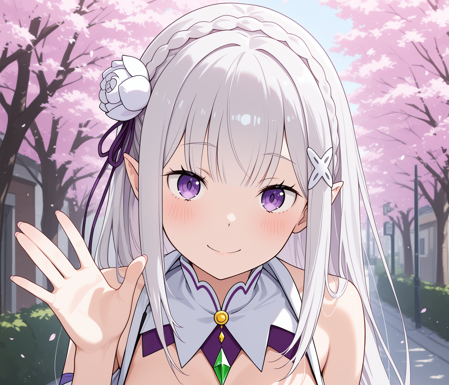 (ILLUST) Emilia - Re:Zero kara Hajimeru Isekai Seikatsu