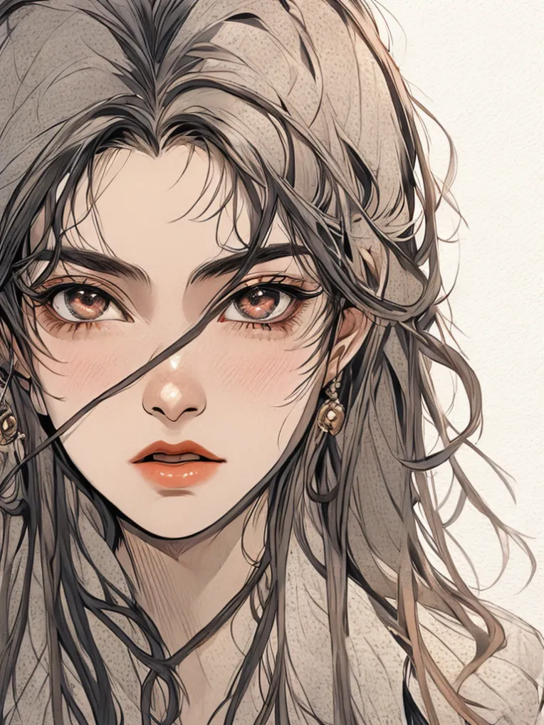 Hand-Drawn,Flat Illustration,Girl,Workflow,