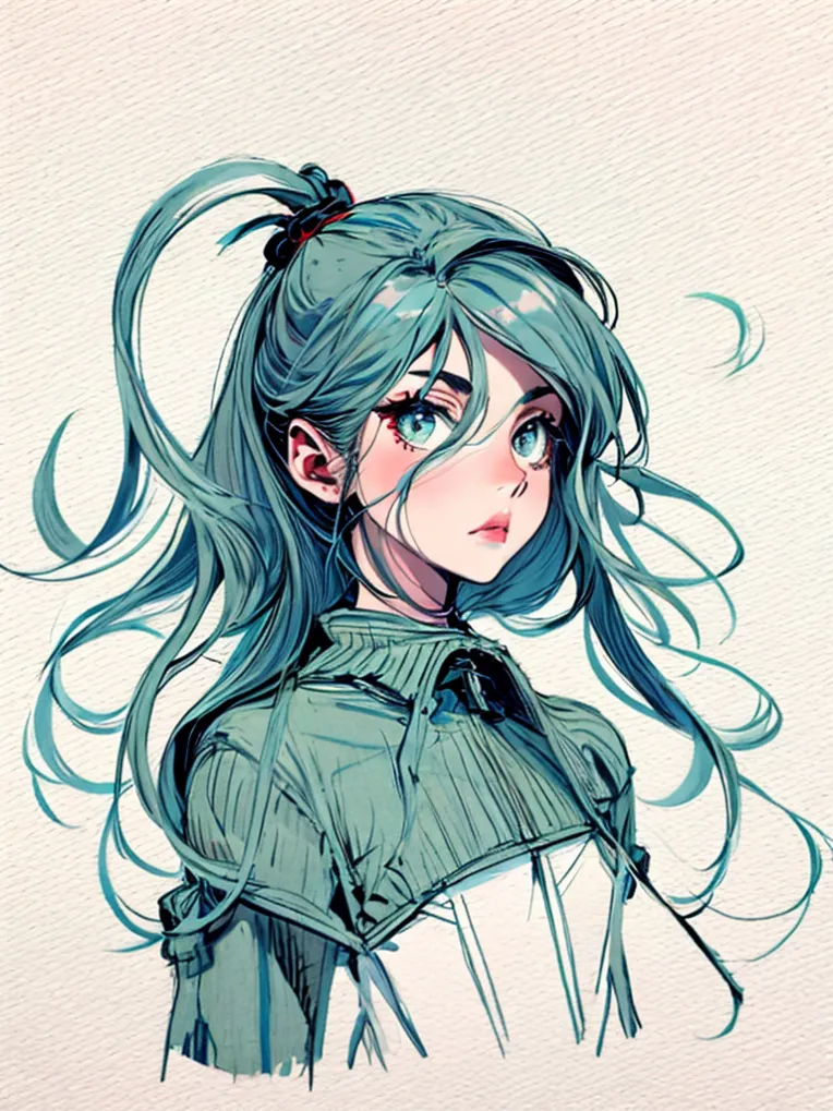 Hand-Drawn,Flat Illustration,Girl,Workflow,