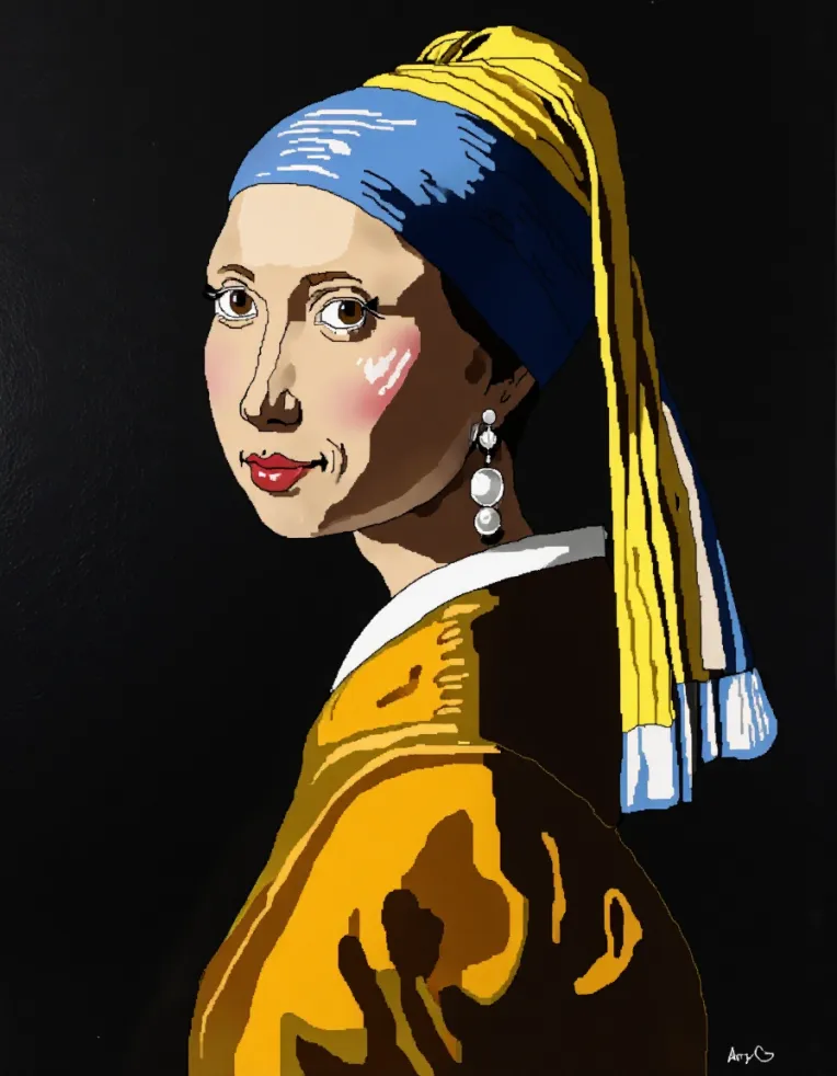 Flat Illustration,Girl,Character,LoRA,FLUX.1