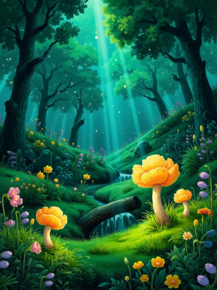 Digital Painting Media,Style Boost,Landscape,LoRA,FLUX.1