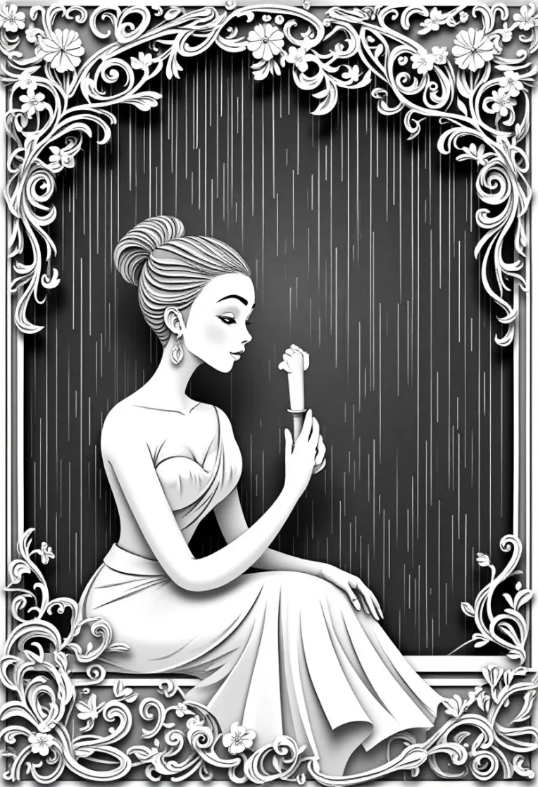 Traditional Painting Media,Girl,Object Enhance,LoRA,FLUX.1