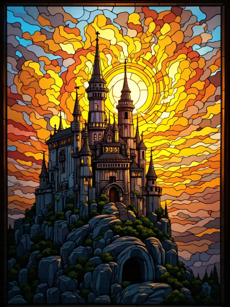 Traditional Painting Media,Building,LoRA,FLUX.1