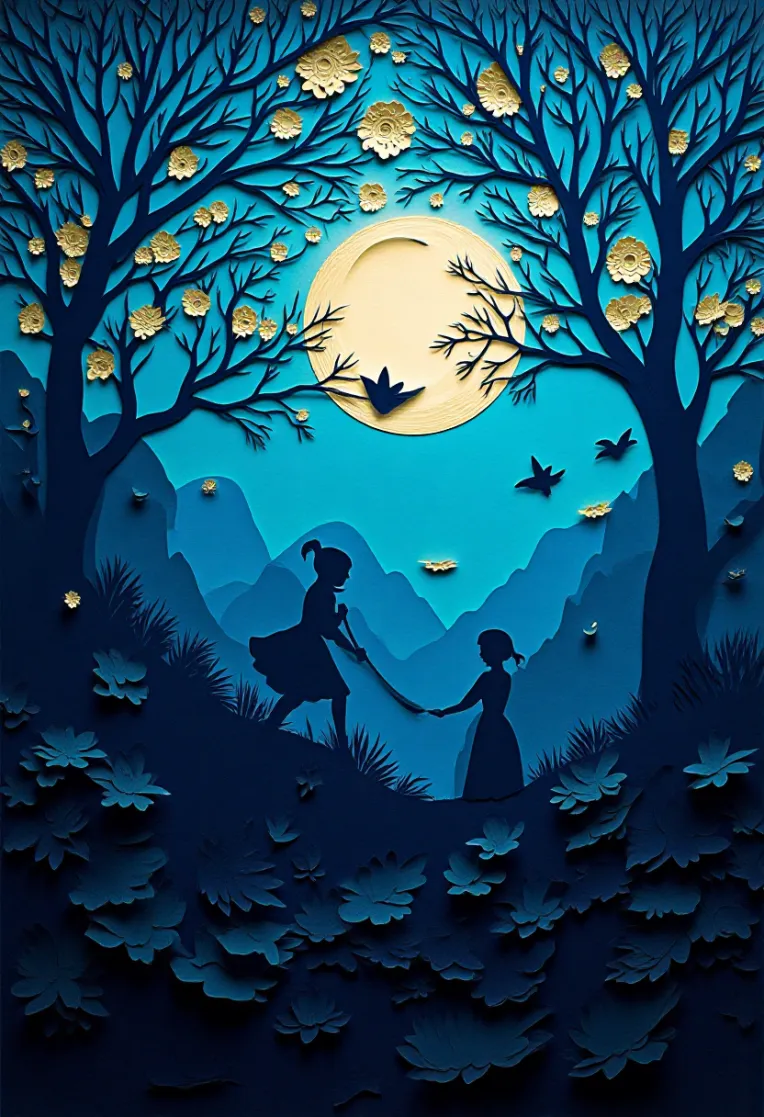 Traditional Painting Media,Girl,Object Enhance,LoRA,FLUX.1