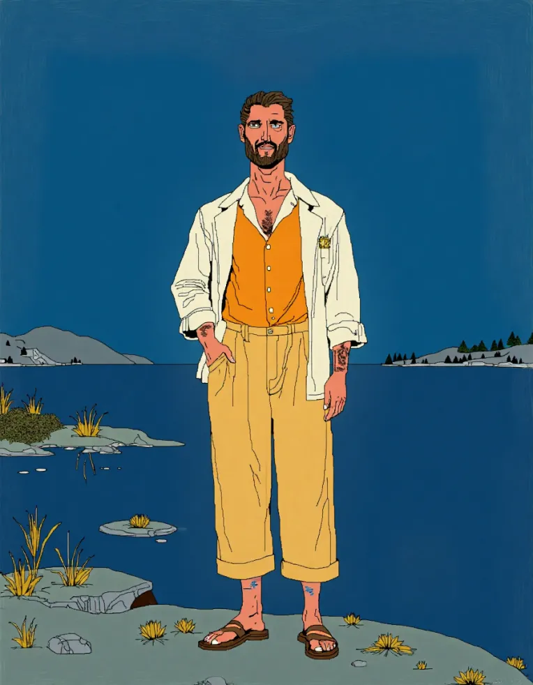 Flat Illustration,Girl,Character,LoRA,FLUX.1