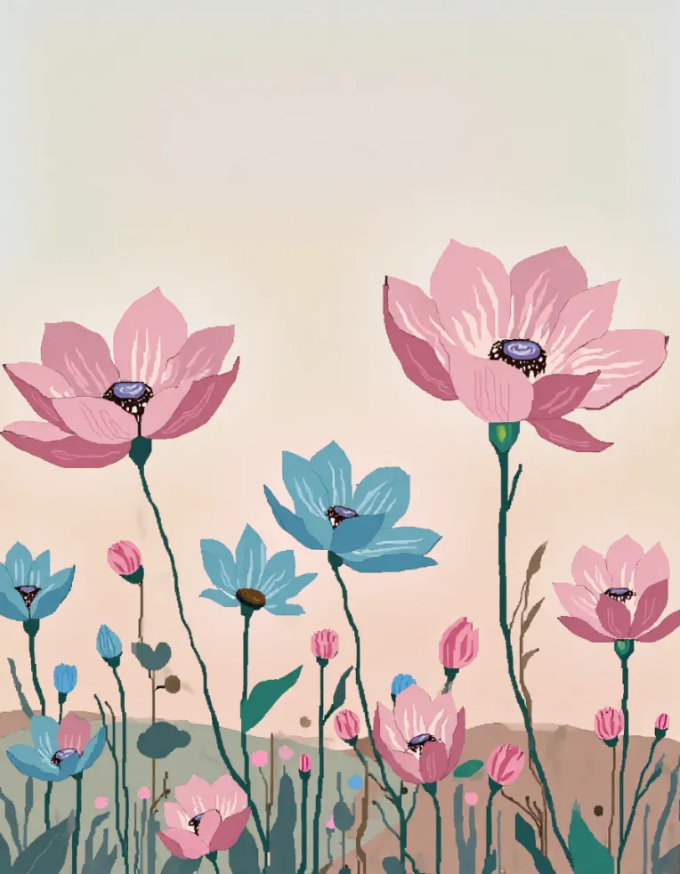 Flat Illustration,Girl,Character,LoRA,FLUX.1