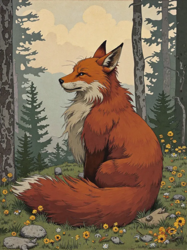 Traditional Painting Media,Style Boost,Landscape,LoRA,FLUX.1