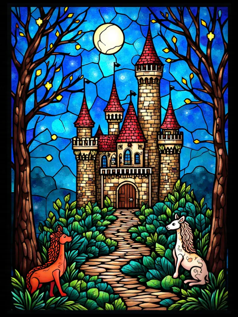 Traditional Painting Media,Building,LoRA,FLUX.1