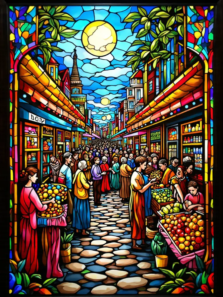 Traditional Painting Media,Building,LoRA,FLUX.1