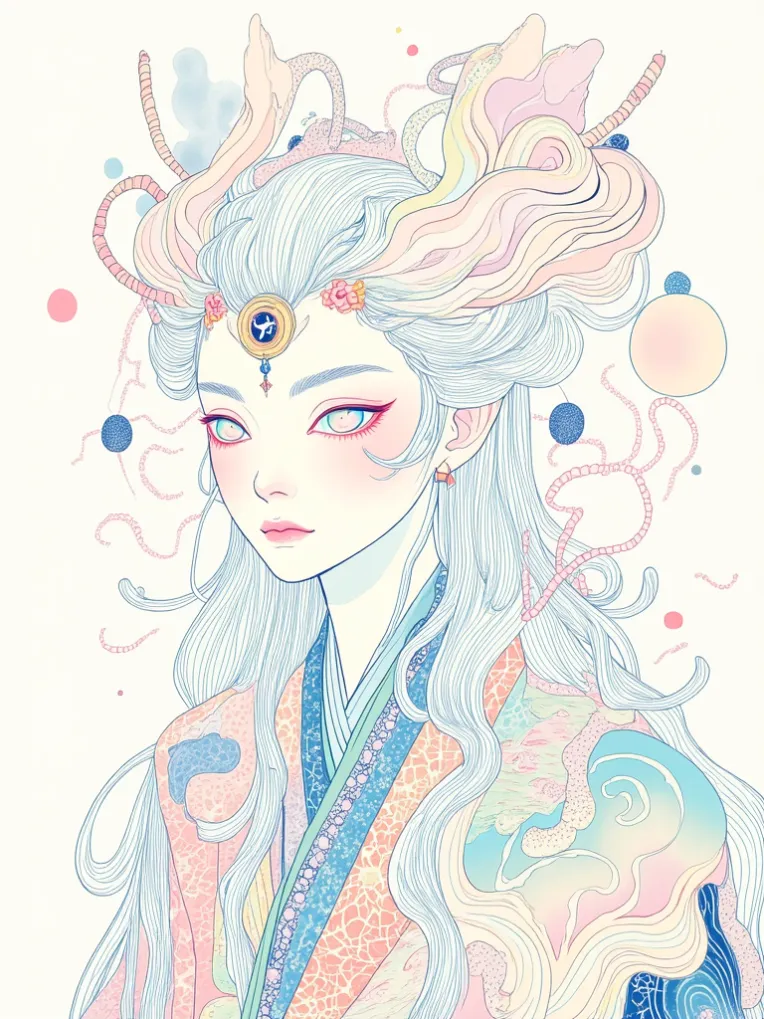 Classic Painting,Traditional Painting Media,Girl,LoRA,FLUX.1