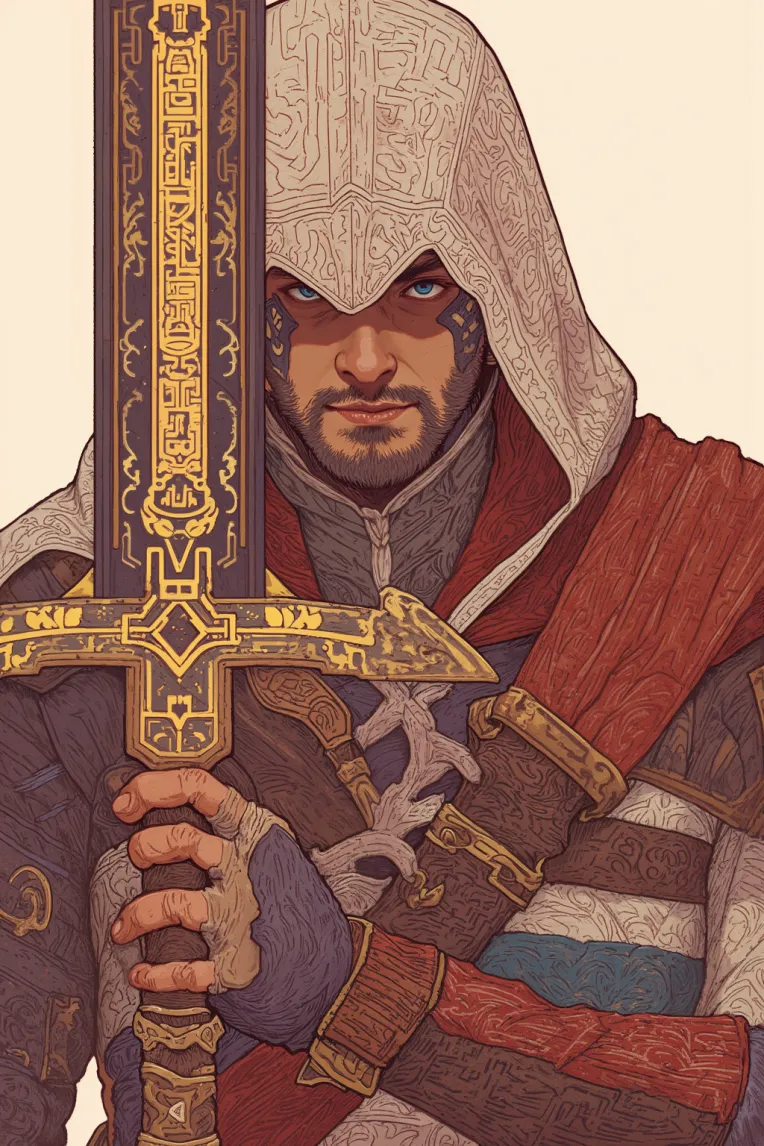 Classic Painting,Illustration,Girl,Checkpoint,FLUX.1