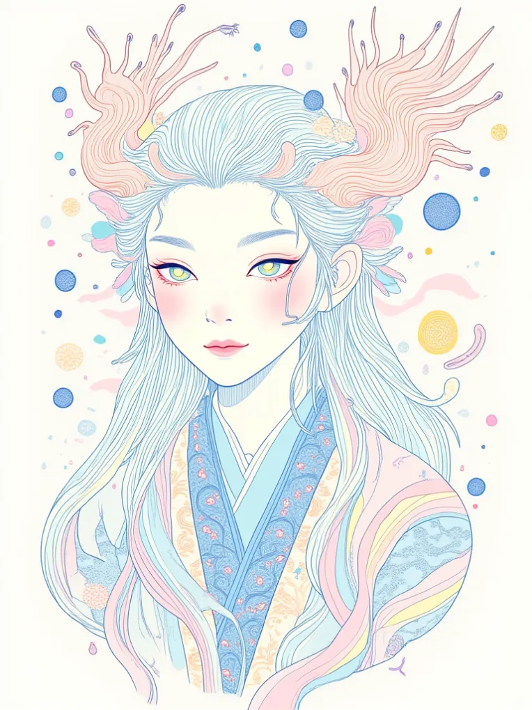 Classic Painting,Traditional Painting Media,Girl,LoRA,FLUX.1