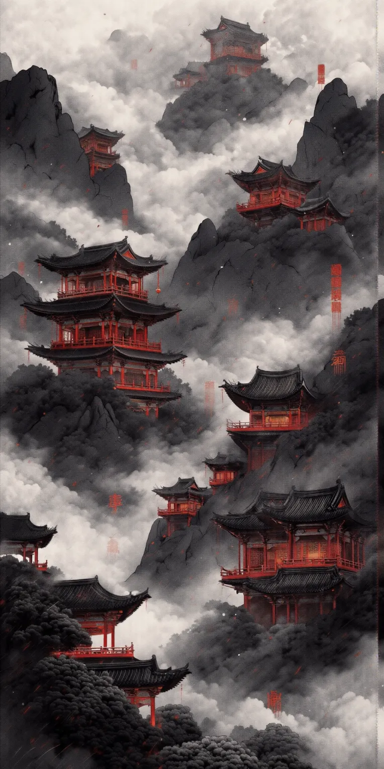 Classic Painting,Traditional Painting Media,Building,Workflow,