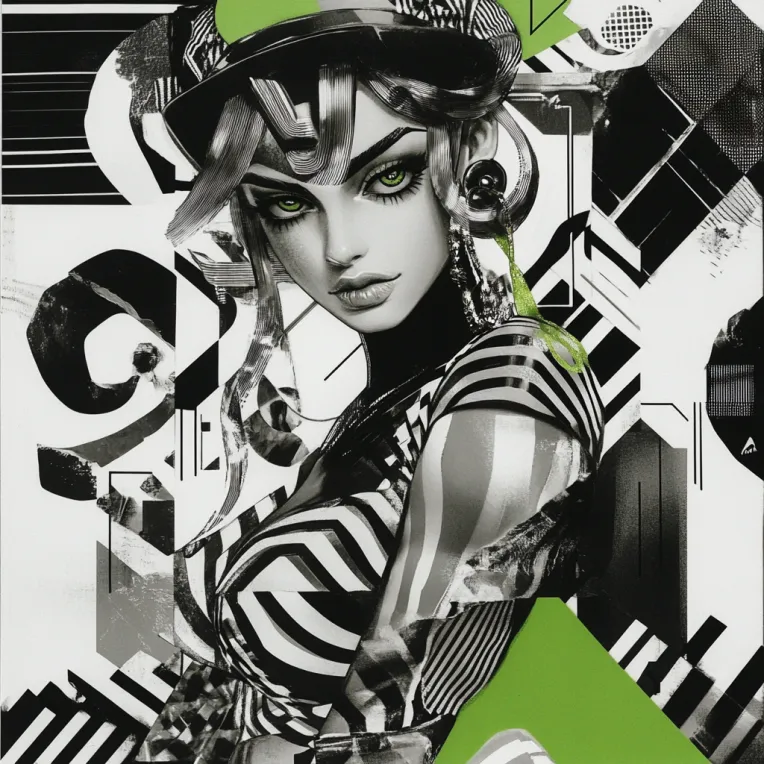 Girl,Style Boost,Floppy comic style,LoRA,FLUX.1