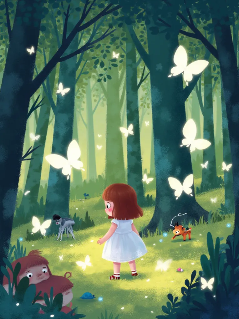 Kids' Illustration,Girl,Style Boost,LoRA,FLUX.1