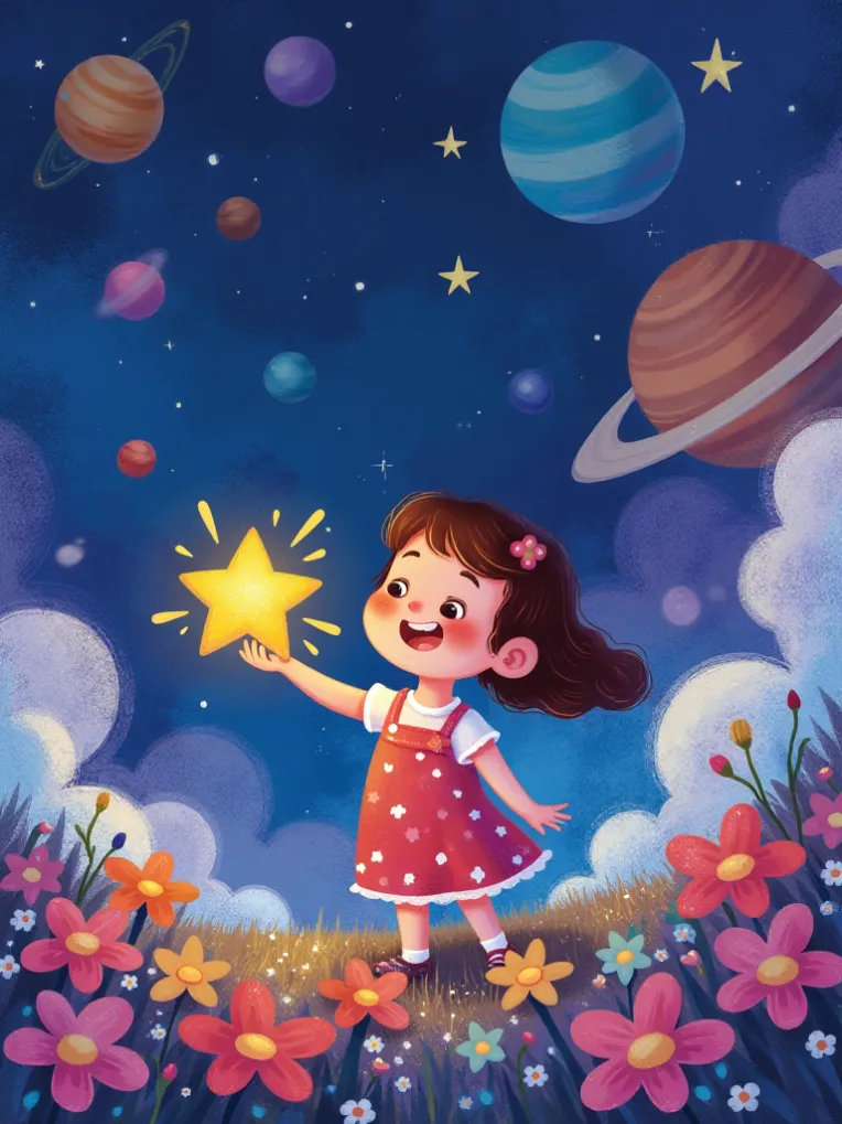 Kids' Illustration,Girl,Style Boost,LoRA,FLUX.1