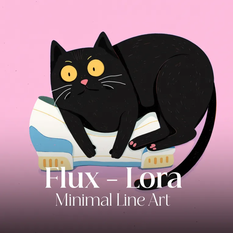 Flat Illustration,Girl,Style Boost,LoRA,FLUX.1