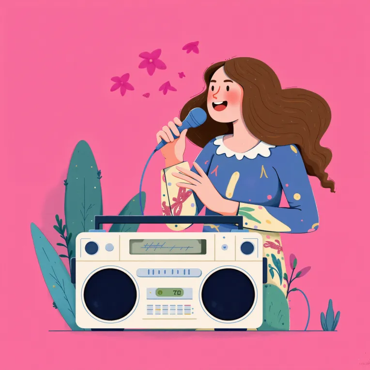 Flat Illustration,Girl,Style Boost,LoRA,FLUX.1