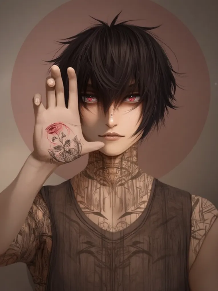 Hand-Drawn,Digital Painting Media,Boy,LoRA,FLUX.1