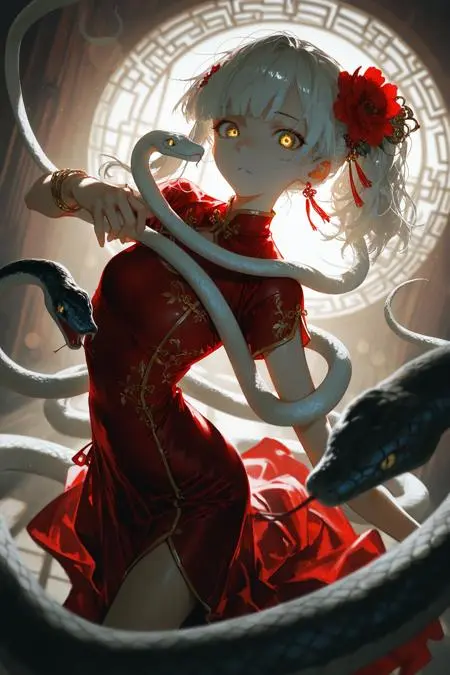 Anime Style,Girl,Checkpoint,Illustrious