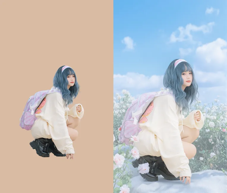 Realistic,Street Photography,Girl,Workflow,