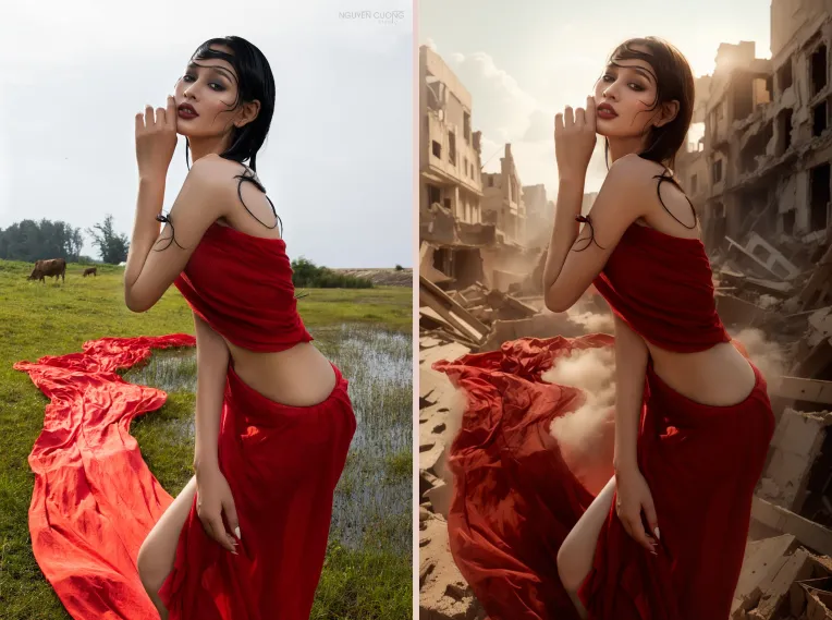 Realistic,Street Photography,Girl,Workflow,