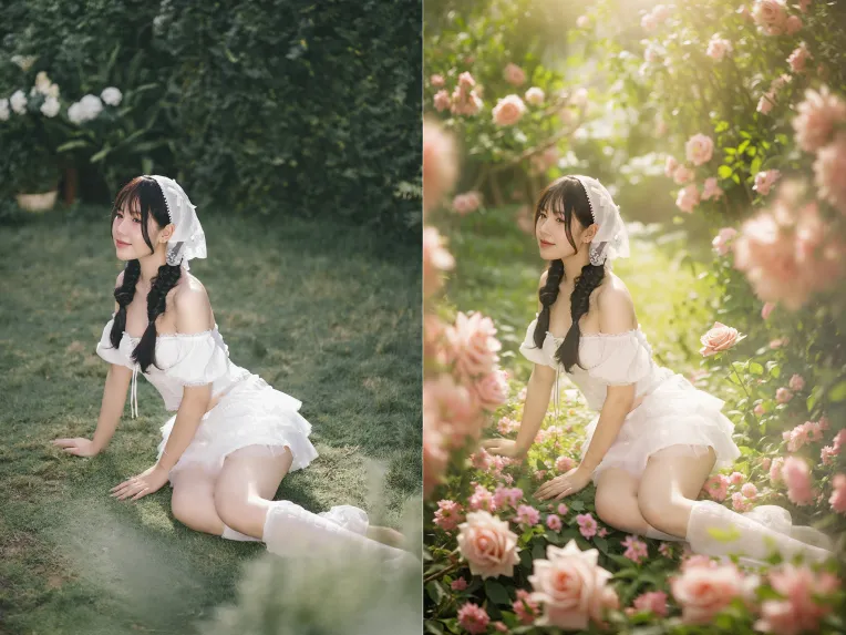 Realistic,Street Photography,Girl,Workflow,