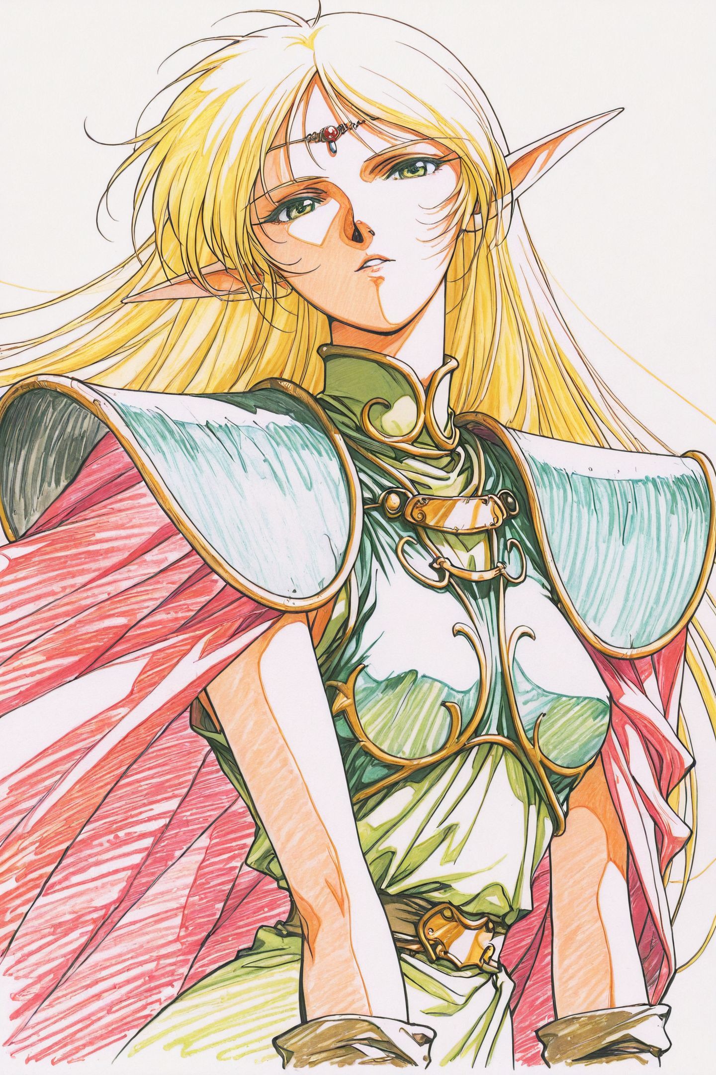 [illustrious XL]【flyx3】Colorful Line Art / 彩色线稿 Colorfull Line