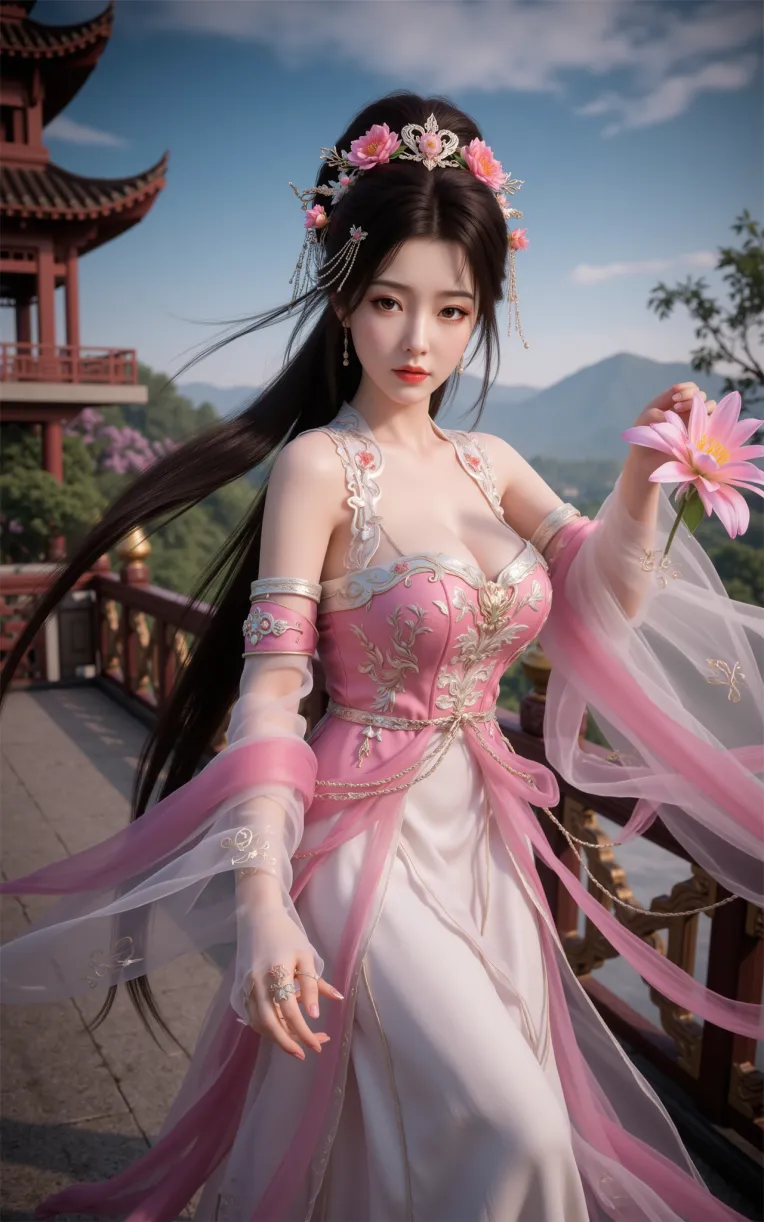 X火灵儿双生|完美世界剧场版|国漫女神|FLUX-LoRA-DeepBlue藍心-Shakker