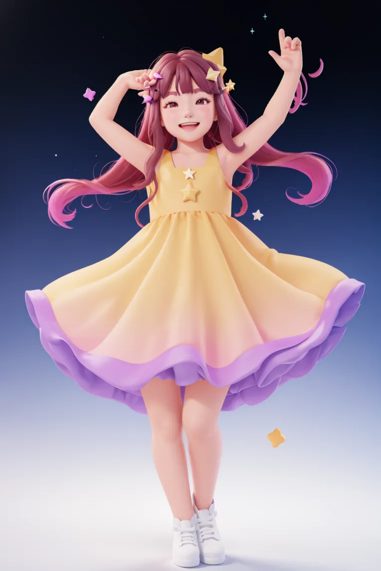 Anime,CGI style,Girl,LoRA,SD 1.5