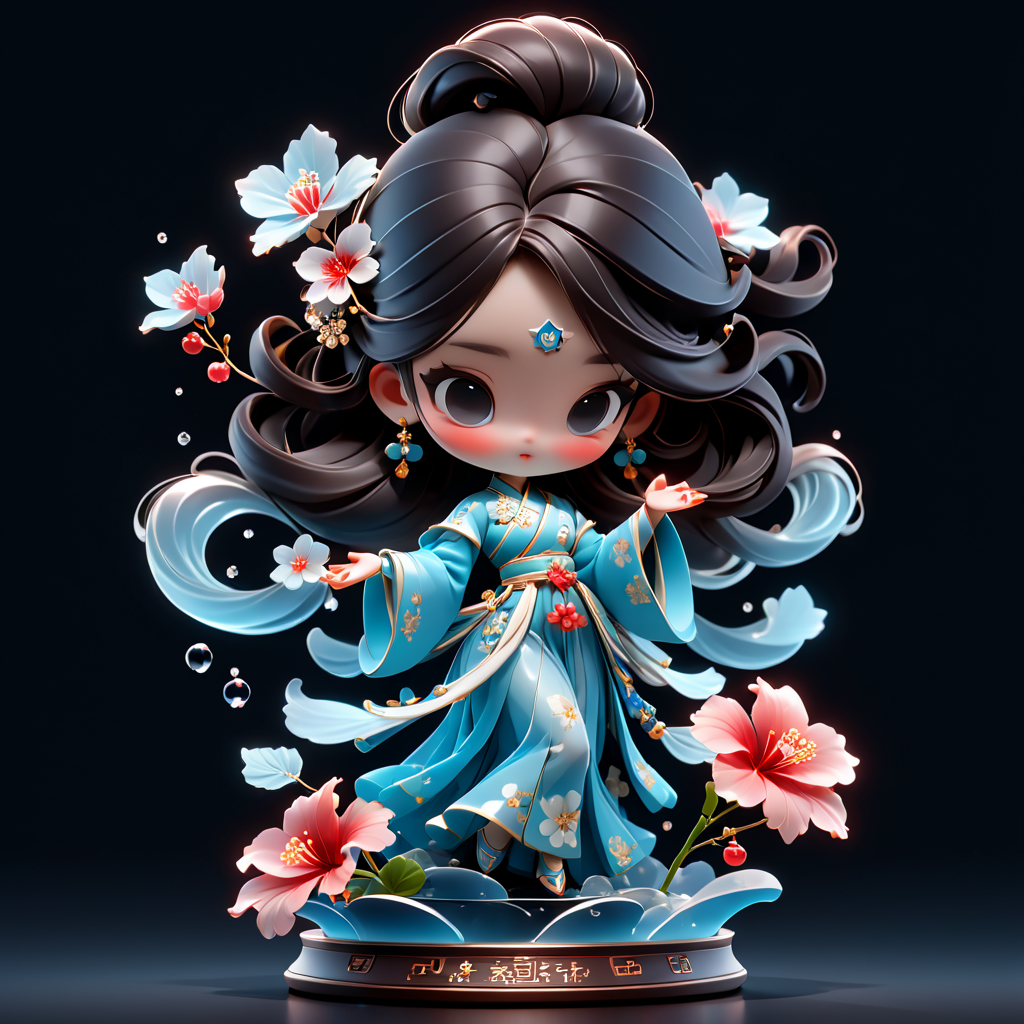 Girl and Flower IP Design v1.0