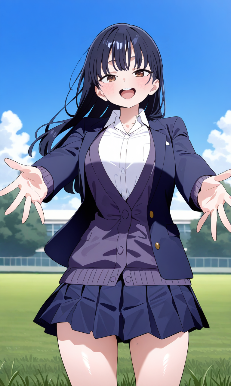 Yuki 　Lycee パーフェクト美人な不思議先輩 夜船 初穂 Yamada Anna - (Boku no Kokoro no Yabai Yatsu) XL / Pony