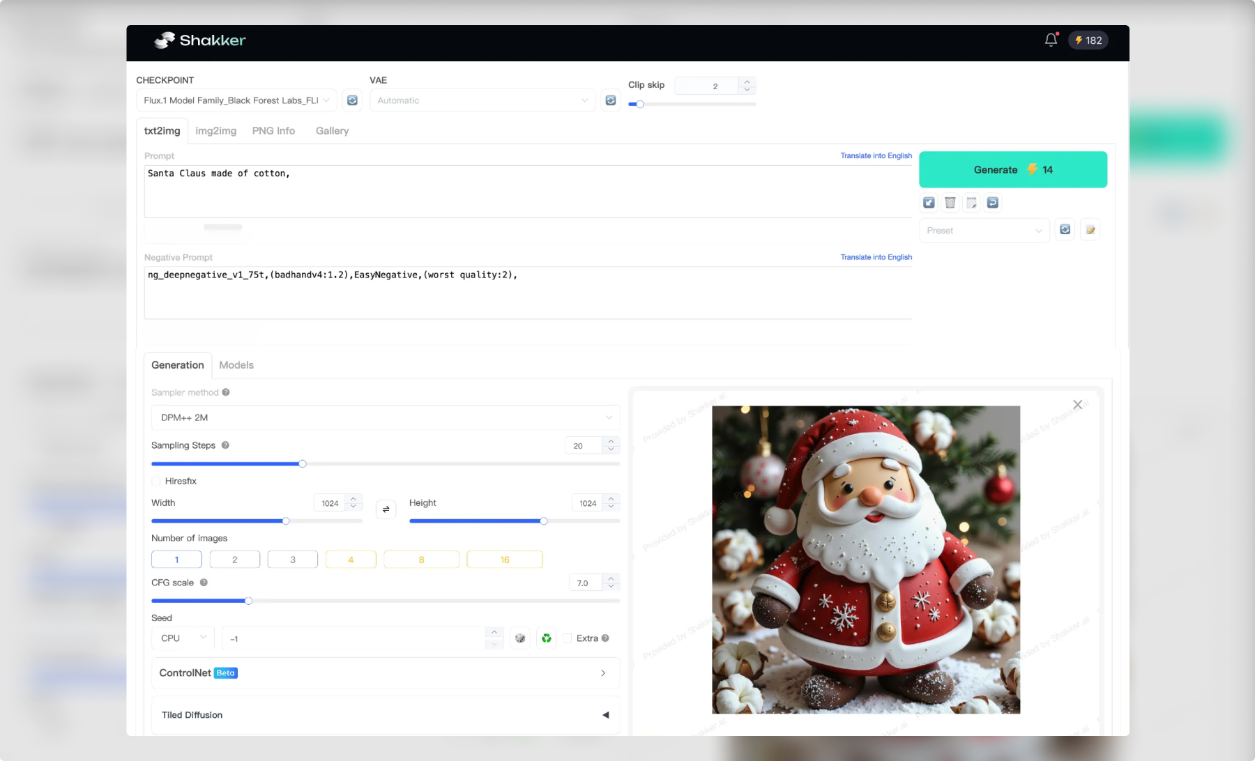 Shakker Stable Diffusion WebUI Online